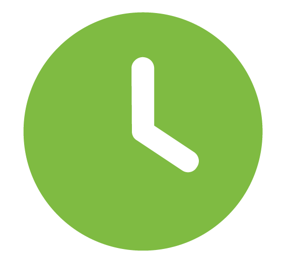 Clock - green